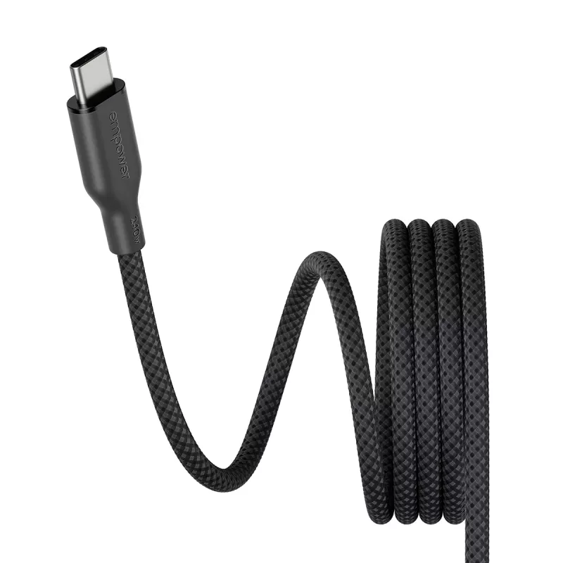 PanzerGlass empower™ by ® Magnetic cavo USB-C a USB-C 240W | USB 2.0 | 1,5 m | Space Black