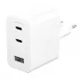 PanzerGlass empower™ by ® Turbo 70W caricabatterie multiplo incl. 2 x USB-C + USB-A | spina EU | bianco argento