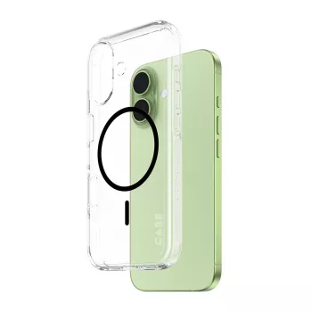 Cover PanzerGlass CARE by Flagship Case trasparente Urban Explorer nero MagSafe iPhone 17