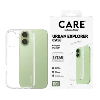 PanzerGlass CARE™ by ® Urban Explorer Custodia trasparente iPhone 17