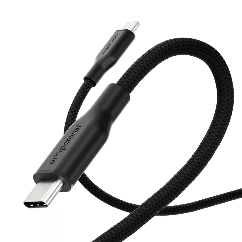 PanzerGlass empower™ by ® Racing Cavo 60W USB-C a USB-C | USB 2.0 | 2M | Space Black
