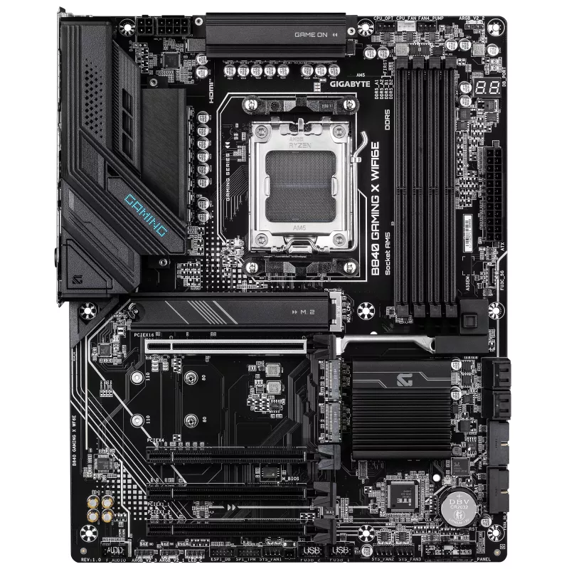 Scheda madre GIGABYTE B840 GAMING X WIFI6E, AMD B840, Socket AM5, ATX