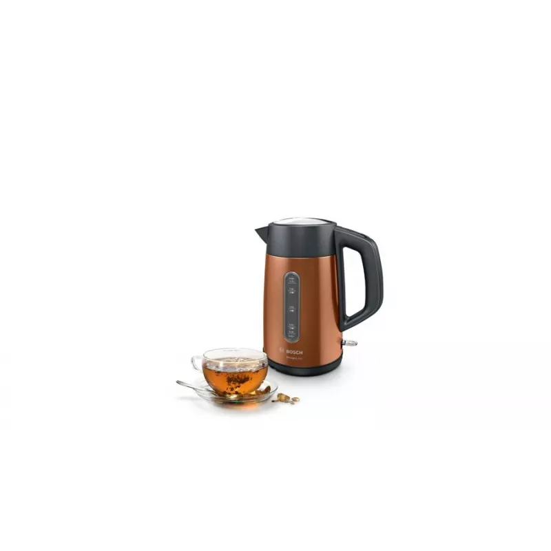 Bollitore elettrico Bosch TWK4P439 1,7 L 2400 W nero, oro
