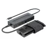 Hub USB-C e caricabatterie per laptop HP 9H0H9AA#ABB design compatto, connettività versatile