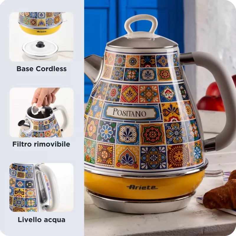 Bollitore Ariete 2869/0P 1,7L 2200W multicolore giallo