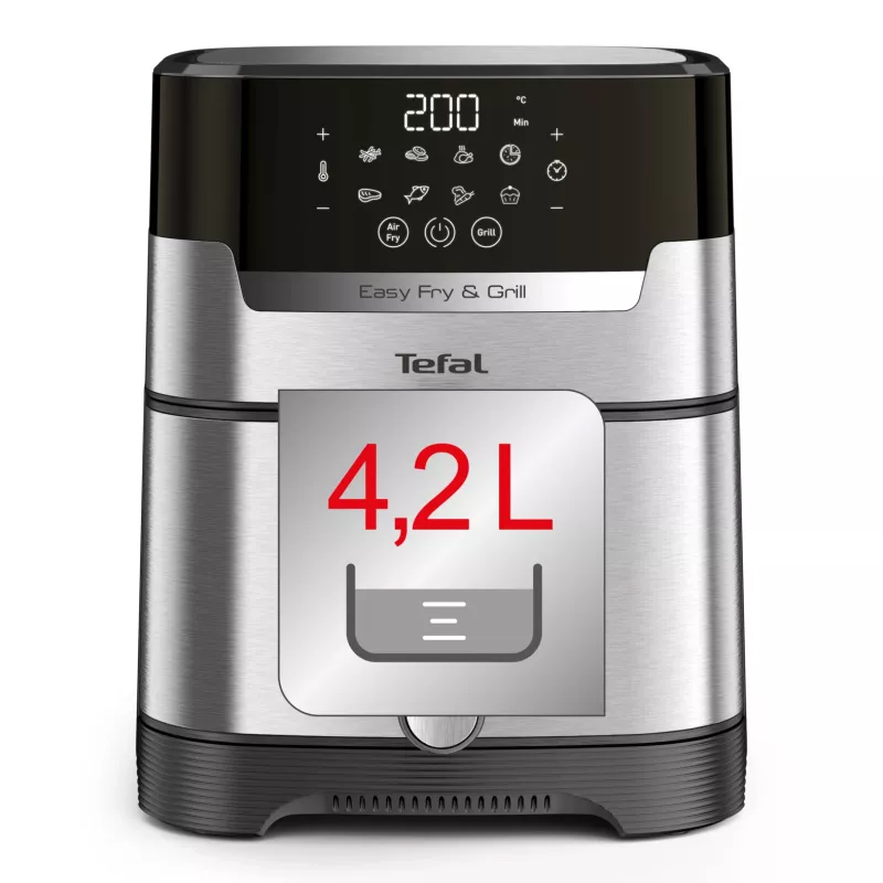 Tefal Easy Fry & Grill EY505D friggitrice ad aria 4,2 L stand-alone 1550 W acciaio inox