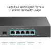 TP-Link SafeStream router VPN multi-WAN Gigabit, WAN Ethernet, Gigabit Ethernet, nero