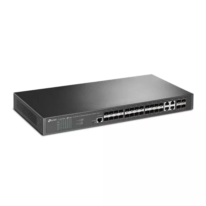 TP-Link Omada switch gestito L2+ 24 porte SFP con 4 slot 10GE SFP+