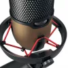 CHERRY UM 9.0 PRO RGB nero, microfono da tavolo color rame