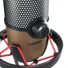 CHERRY UM 9.0 PRO RGB nero, microfono da tavolo color rame