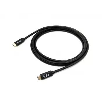 Equip USB 3.2 Gen 1x1 Type-C a C, M/M, 2,0 m, 2 m, USB C, USB C, USB 3.2 Gen 1 (3.1 Gen 1), 5 Gbit/s, nero