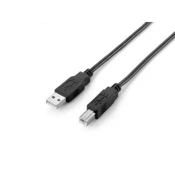 Equip cavo USB 2.0 Type-A a Type-B, 2,0 m, nero
