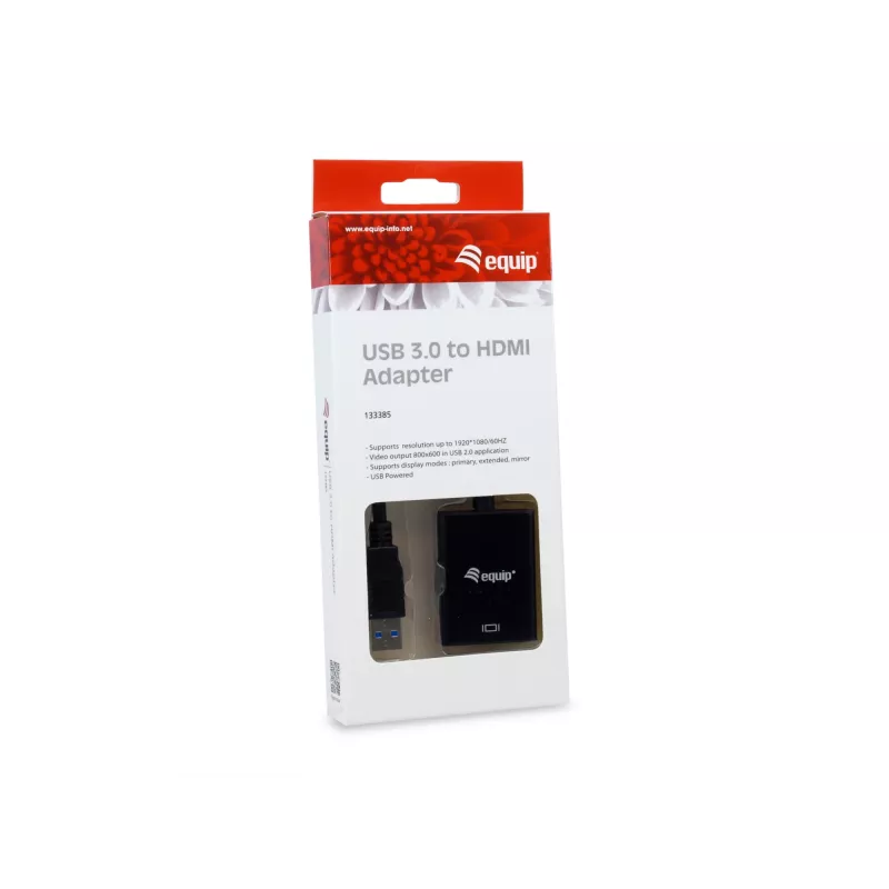 Equip adattatore USB 3.0 a HDMI, 3.2 Gen 1 (3.1 Gen 1), USB Type-A, uscita HDMI, 1920 x 1080 pixel