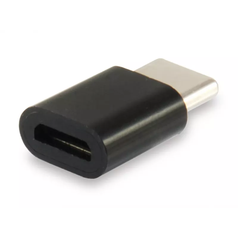 Equip adattatore USB Type-C a Micro USB, USB C, Micro USB B, nero