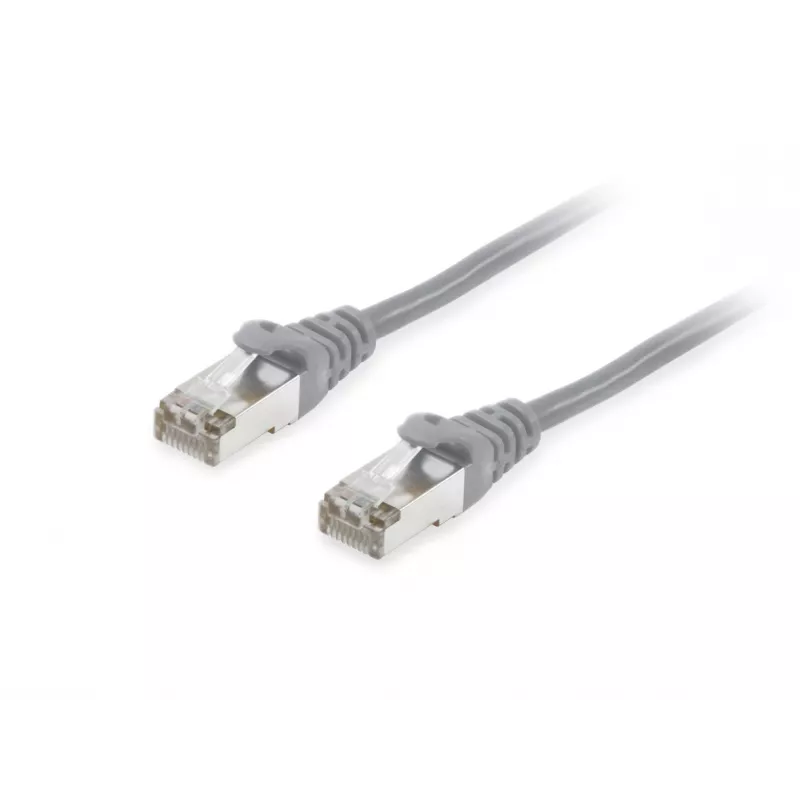 Equip Cat.6A S/FTP cavo patch, 10 m, grigio, 10 m, Cat6a, S/FTP (S-STP), RJ-45, RJ-45, grigio