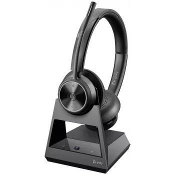 HP Poly Savi 7320 Office stereo DECT 1880-1900 MHz cuffia, nero, Messico, Windows 10, Windows 11, macOS, TCO, 185 mm