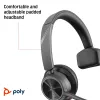 HP Poly Voyager 4310 cuffia USB-A certificata Microsoft Teams + dongle BT700-D