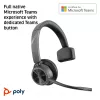 HP Poly Voyager 4310 cuffia USB-A certificata Microsoft Teams + dongle BT700-D