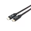 Equip 128346 cavo USB 3.2 Gen 1x1, da USB-C a USB-C, M/M, 1 m, 3 A/20 V, nero