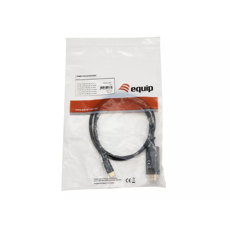 Cavo Equip USB-C a HDMI, M/M, 1,0 m, 4K/30Hz