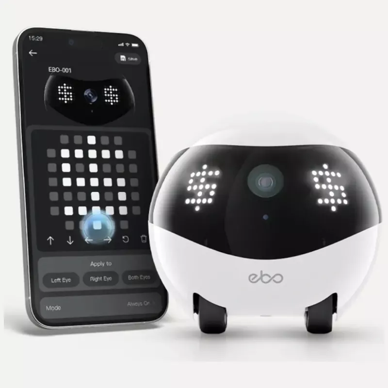 Robot di sorveglianza Enabot EBO AIR 2 – telecamera domestica mobile, rosa
