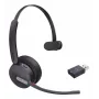 Yealink WH64 Hybrid Mono Teams cuffia wireless per ufficio/call center Micro-USB Bluetooth nero