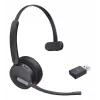 Yealink WH64 Hybrid Mono Teams cuffia wireless per ufficio/call center Micro-USB Bluetooth nero
