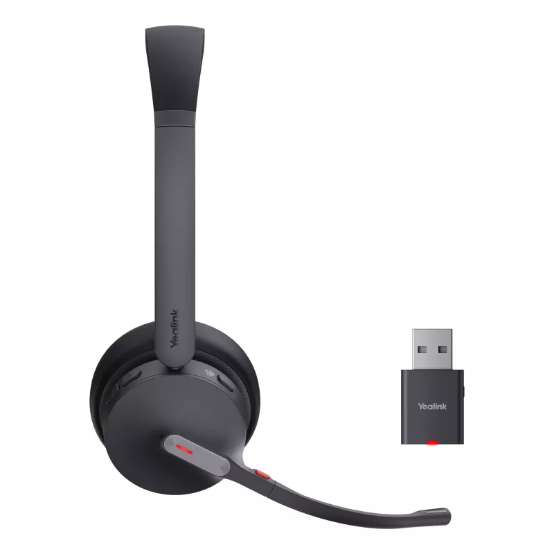 Yealink WH64 Hybrid Dual Teams cuffia wireless per ufficio/call center Micro-USB Bluetooth nero