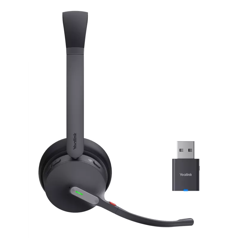 Yealink WH64 Hybrid Dual Teams cuffia wireless per ufficio/call center Micro-USB Bluetooth nero