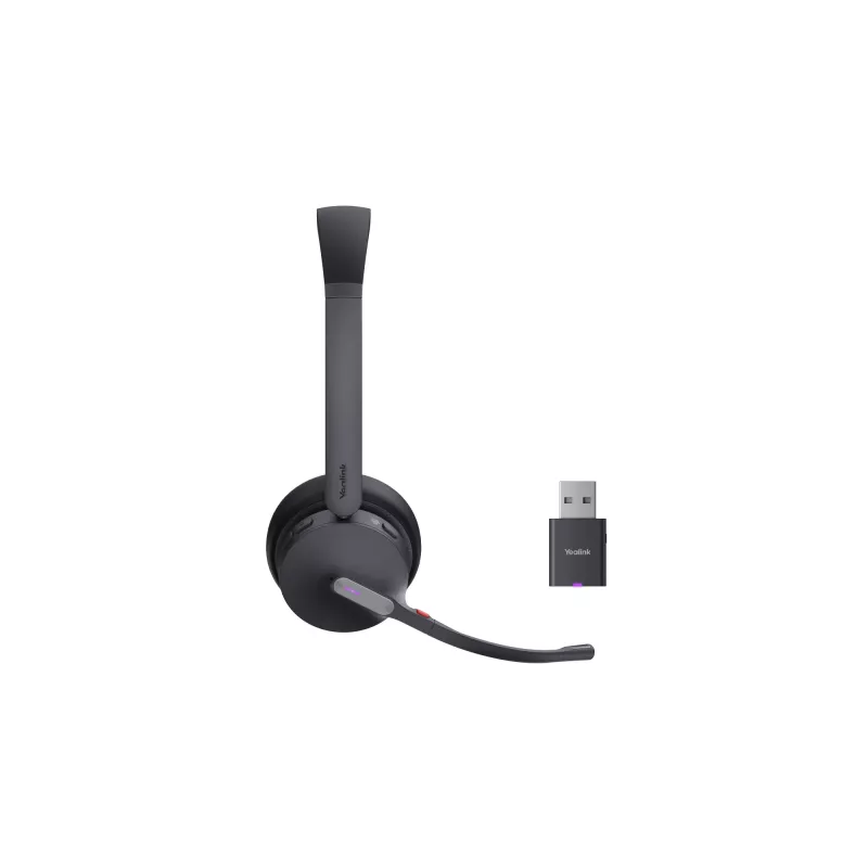 Yealink WH64 Hybrid Dual Teams cuffia wireless per ufficio/call center Micro-USB Bluetooth nero