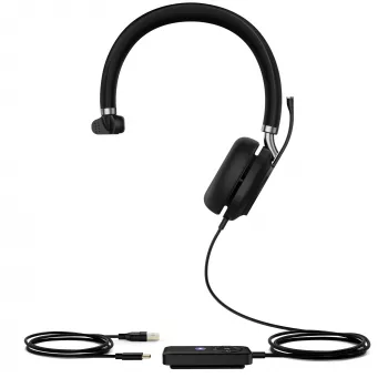 Yealink UH38 Mono Teams - senza batteria cavo USB-A-USB cuffia con filo