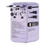 Verbatim Charge 'n' Travel 70W 2C adattatore universale da viaggio con cavo retrattile viola