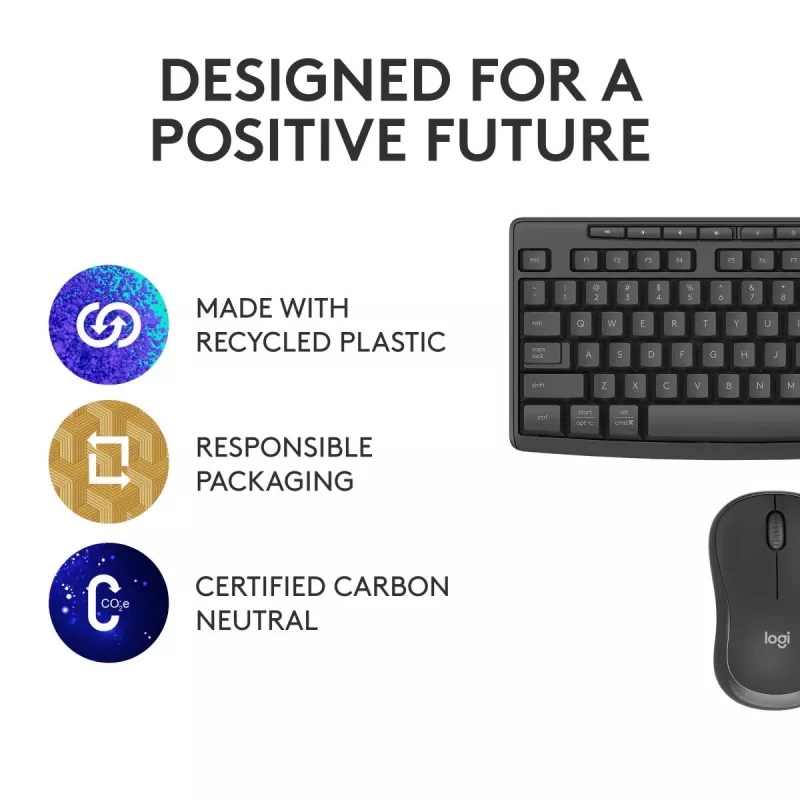 LOGITECH Mk370 Combo For Business grafite Qwertz tedesco