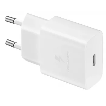 Caricabatterie mobile Samsung EP-T1510NWEGEU, 15W USB-C, 100–240V AC, uso interno, bianco