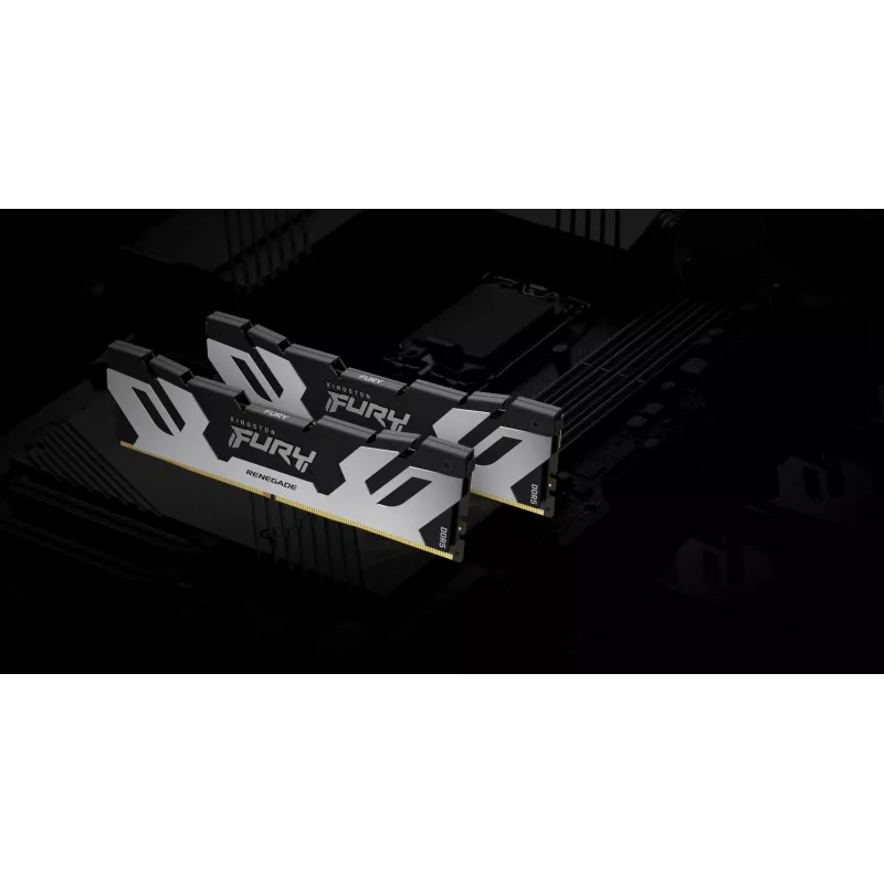 Kingston Technology FURY 96GB 6000MT/s DDR5 CL32 DIMM (kit da 2) Renegade Silver XMP