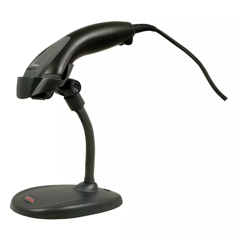 HONEYWELL Lettore di codici a barre Voyager 1200g Kit USB - Include scanner nero 1200g e supporto rigido per presentazione e cavo USB Type-A a spirale 3 m