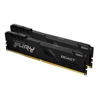 Kingston Technology FURY Beast 32GB 3600MT/s DDR4 CL18 DIMM (Kit da 2) nero