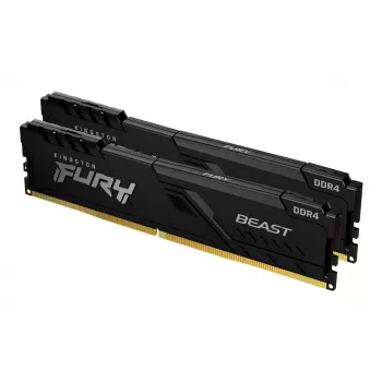 Kingston Technology FURY Beast 64GB 3200MT/s DDR4 CL16 DIMM (Kit da 2) nero