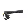 APC AP9565 Basic PDU per rack, 1U, monofase, 16 A, 208/230 V, 3680 W, 12 prese C13, ingresso C20, cavo da 2,5 m, nero