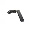 APC AP9565 Basic PDU per rack, 1U, monofase, 16 A, 208/230 V, 3680 W, 12 prese C13, ingresso C20, cavo da 2,5 m, nero