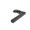 APC AP9565 Basic PDU per rack, 1U, monofase, 16 A, 208/230 V, 3680 W, 12 prese C13, ingresso C20, cavo da 2,5 m, nero