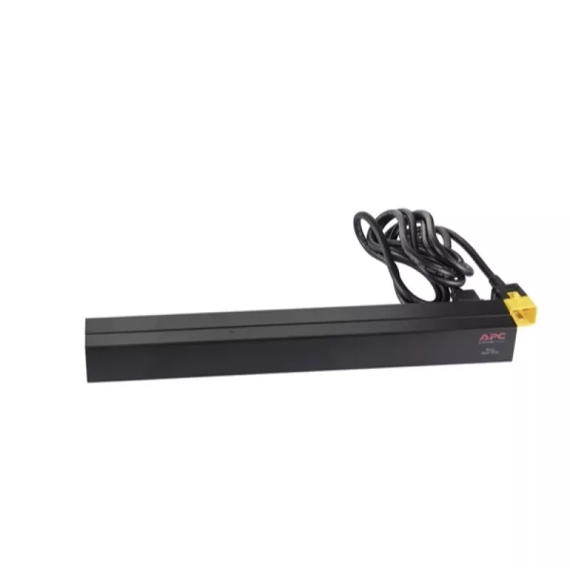 APC AP9565 Basic PDU per rack, 1U, monofase, 16 A, 208/230 V, 3680 W, 12 prese C13, ingresso C20, cavo da 2,5 m, nero