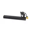 APC AP9565 Basic PDU per rack, 1U, monofase, 16 A, 208/230 V, 3680 W, 12 prese C13, ingresso C20, cavo da 2,5 m, nero