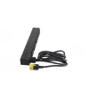 APC AP9565 Basic PDU per rack, 1U, monofase, 16 A, 208/230 V, 3680 W, 12 prese C13, ingresso C20, cavo da 2,5 m, nero