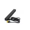 APC AP9565 Basic PDU per rack, 1U, monofase, 16 A, 208/230 V, 3680 W, 12 prese C13, ingresso C20, cavo da 2,5 m, nero