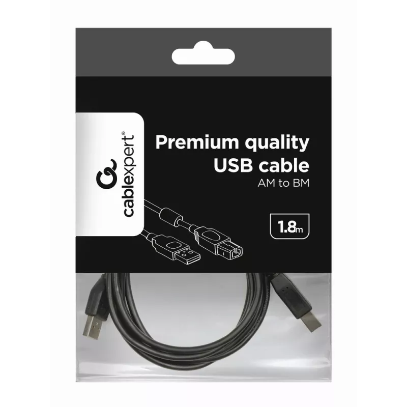 GEMBIRD cavo di qualità premium USB connettore maschio A a connettore maschio B – 2 m