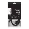 Gembird PC-186-ML12 cavo di alimentazione, da CEE 7/7 a C5, 1,8 m, VDE, nero