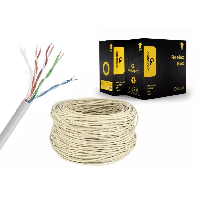 GEMBIRD cavo di rete – Cat 5e – UTP – 304 m – grigio