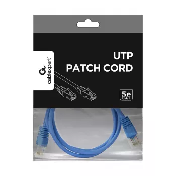 GEMBIRD cavo patch - Cat 5e - UTP - 1m - blu
