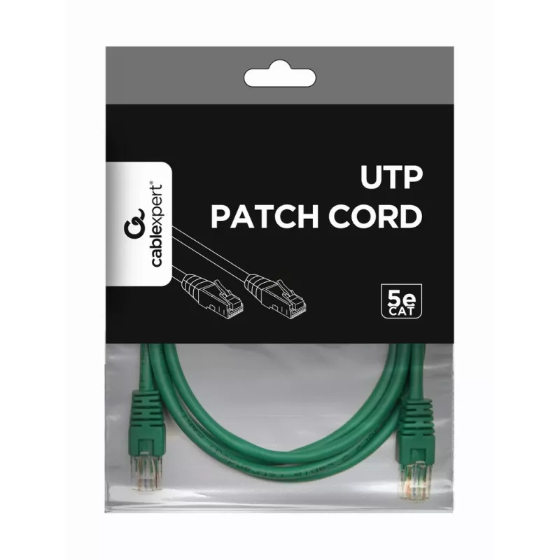 GEMBIRD cavo patch – Cat 5e – UTP – 1 m – verde
